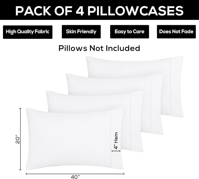 Utopia Bedding King Pillow Cases - Image 4