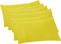 Elegant Comfort 6-PACK Solid Pillowcases 1500 Premium Hotel Quality Microfiber by ELEGANTCOMFORT