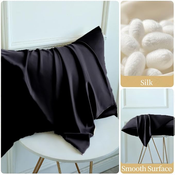 Mulberry Silk Pillowcase for Hair and Skin Standard Size 20"X 26" - Image 7