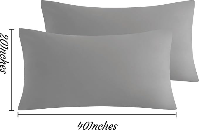 NTBAY King Pillow Cases Set of 2, 2 Pack Brushed Microfiber 20x40 Pillow Cases - Image 6
