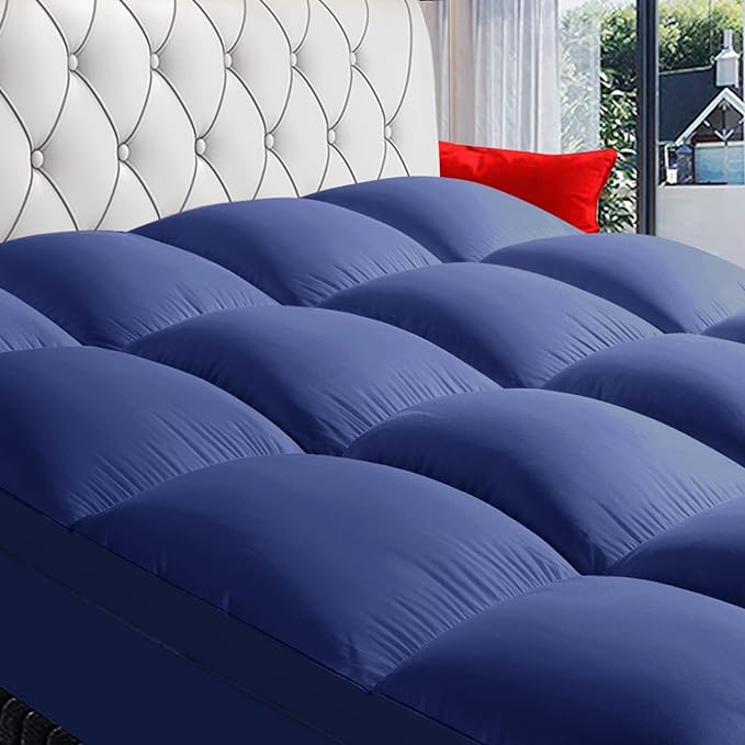 COONP Full Mattress Topper, Extra Thick Pillowtop, Cooling Plush Mattress Pad by COONP