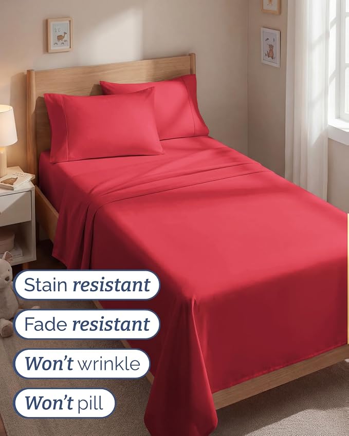 Twin 4 Piece Sheet Set - Image 5