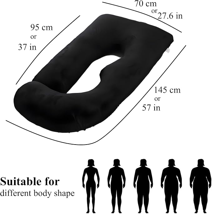 ALLOPERA Pregnancy Pillow, Full Body Maternity Pillow 57 inch, - Image 8