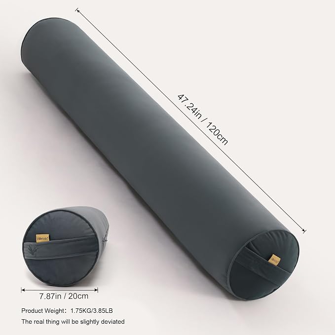 Body Pillow for Adults, Long Round Pillow, Big Cylindrical Pillow, Large Full - Image 2