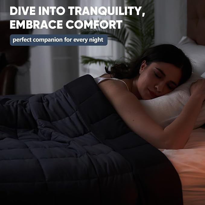 yescool Weighted Blanket for Adults Cooling Heavy Blanket for Sleeping Perfect - Image 7