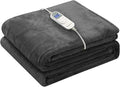 Wapaneus Foot Pocket Heated Blanket Electric Throw by Wapaneus