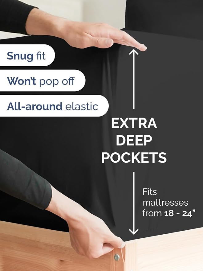Extra Deep Twin XL Fitted Sheet - Image 2
