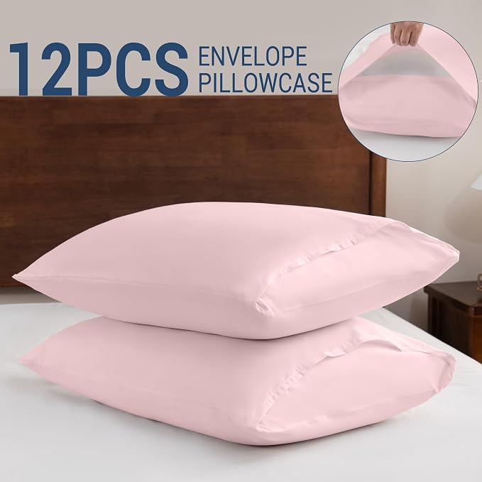 Pillowcases King 12 Pack, 20x36 Pillow Cases - Image 5