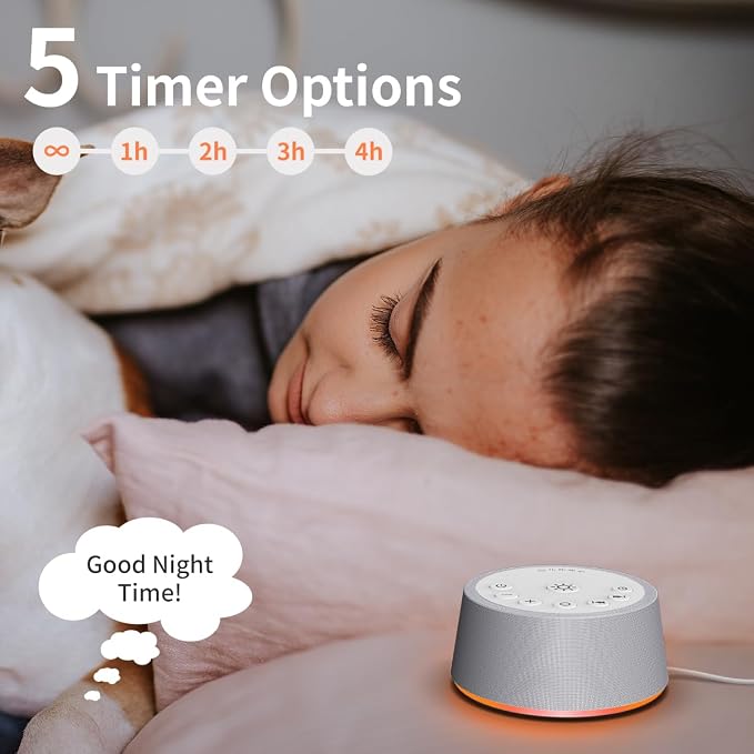 SoundLegend White Noise Sleep Sound Machines 30 Sounds 32-Level Volume 12 - Image 4