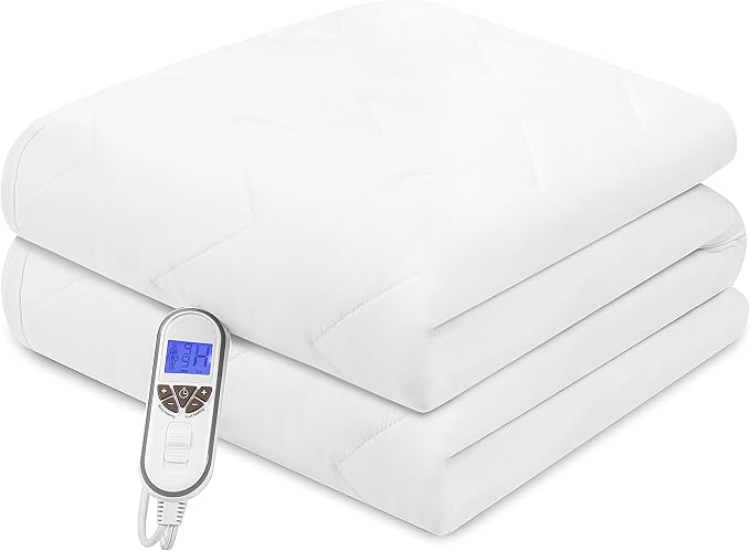 Bwarm Premium Multi-Zone Heated Mattress Pad Full Size, 9 Heat Settings - Image 7
