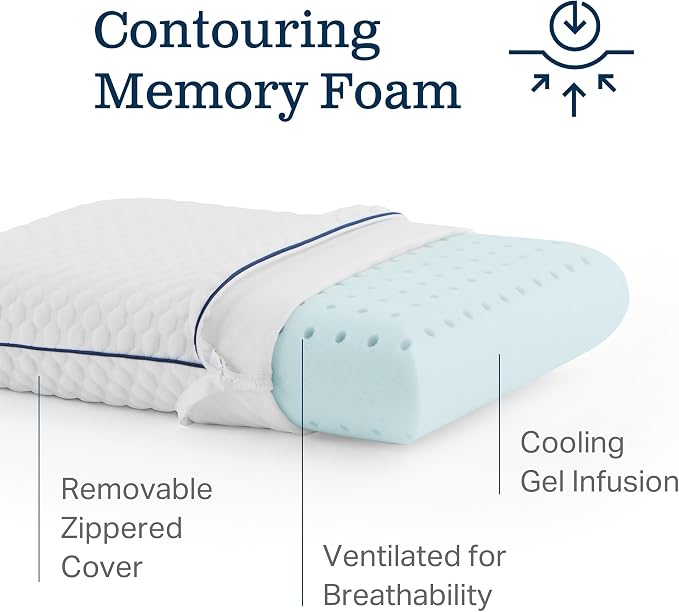 Weekender Gel Memory Foam Camping Pillow - Image 4