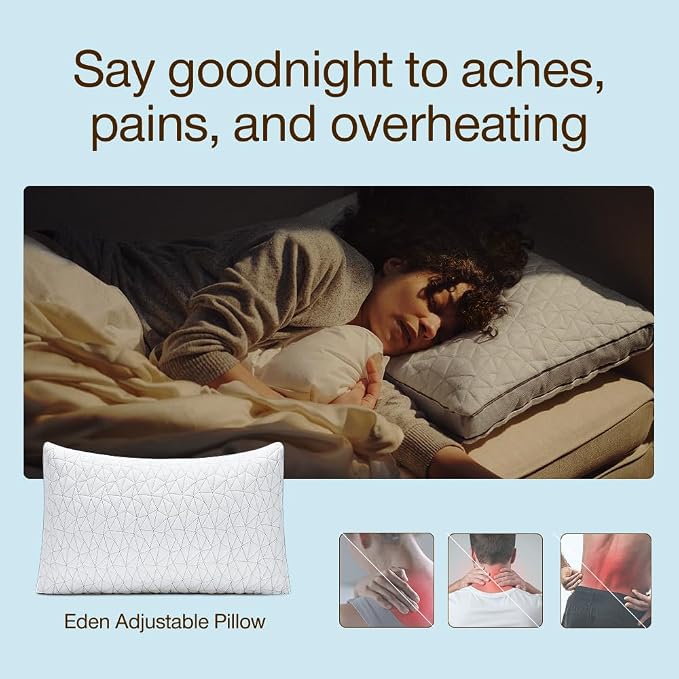 Coop Home Goods Eden Bed Pillow Queen Size - Image 3