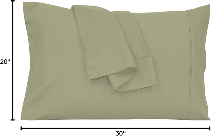 Royale Linens Queen Pillowcase Set of 2 - Image 10