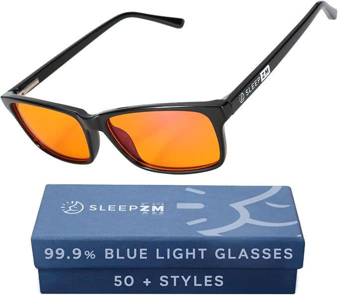 Sleep ZM Blue Light Blocking & Light Sensitivity Glasses by SleepZM
