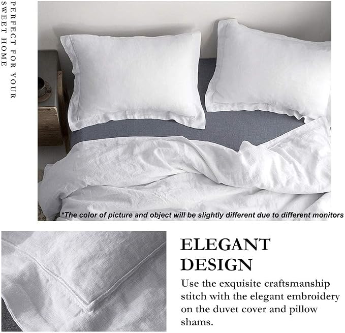 Simple&Opulence 100% Linen Duvet Cover Set - Image 2