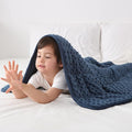 Huloo Sleep Kids Weighted Blanket Twin 5lbs Breathable Soft Minky Weighted by HulooSleep