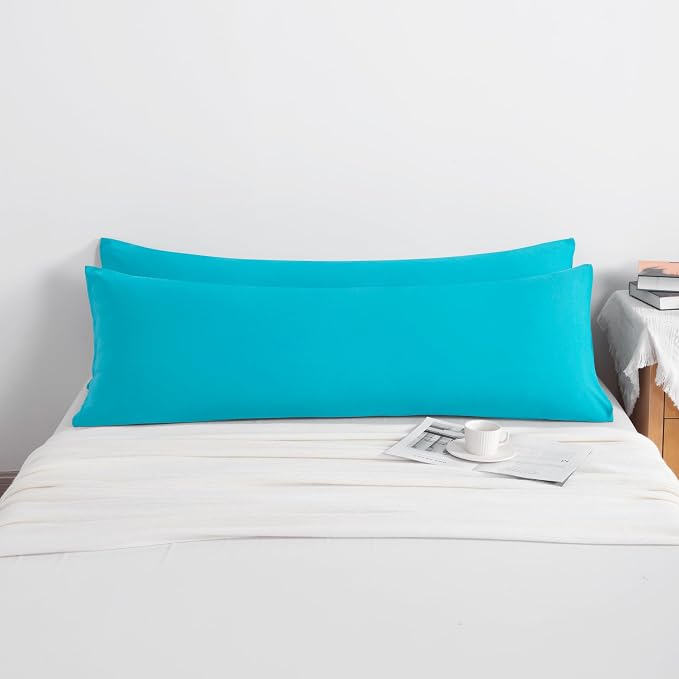 NTBAY Body Pillow Cases Set of 2, 2 Pack Brushed Microfiber 20x54 Pillow Cases - Image 3