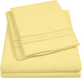 Twin Size Sheet Set with Built-in Sheet Straps by SweetHomeCollection