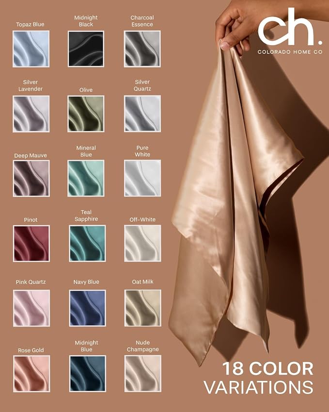SUNDAYSILKS™ Premium Silk Pillow Cases | 100% Mulberry Silk Pillowcase - Image 3