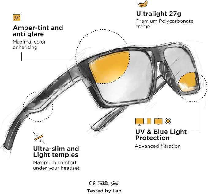 Horus X • Blue Light Glasses Men Women | Blue Light Blocking Glasses - Image 2