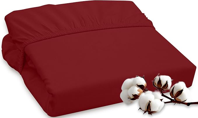 ROYALE LINENS 300 Thread Count 100% Long Staple Combed Cotton Fitted Sheet King by ROYALELINENS