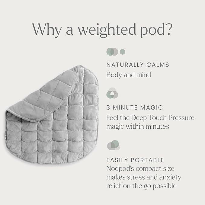 nodpod Body 6.5lb Patented Compact Weighted Blanket I Perfect - Image 4