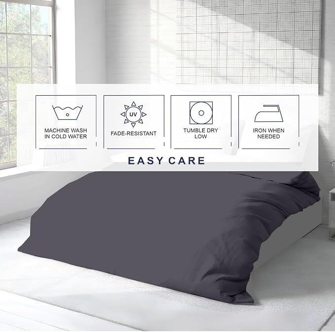 Kotton Culture 3 Pc California King Duvet Cover Set-100% Egyptian Cotton 600 TC - Image 6