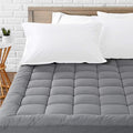 LEISURE TOWN Cotton Mattress Pad California King Fitted Quilted Mattress Cover by LEISURETOWN