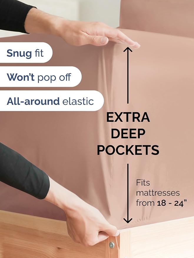 Extra Deep Full Fitted Sheet - Image 2