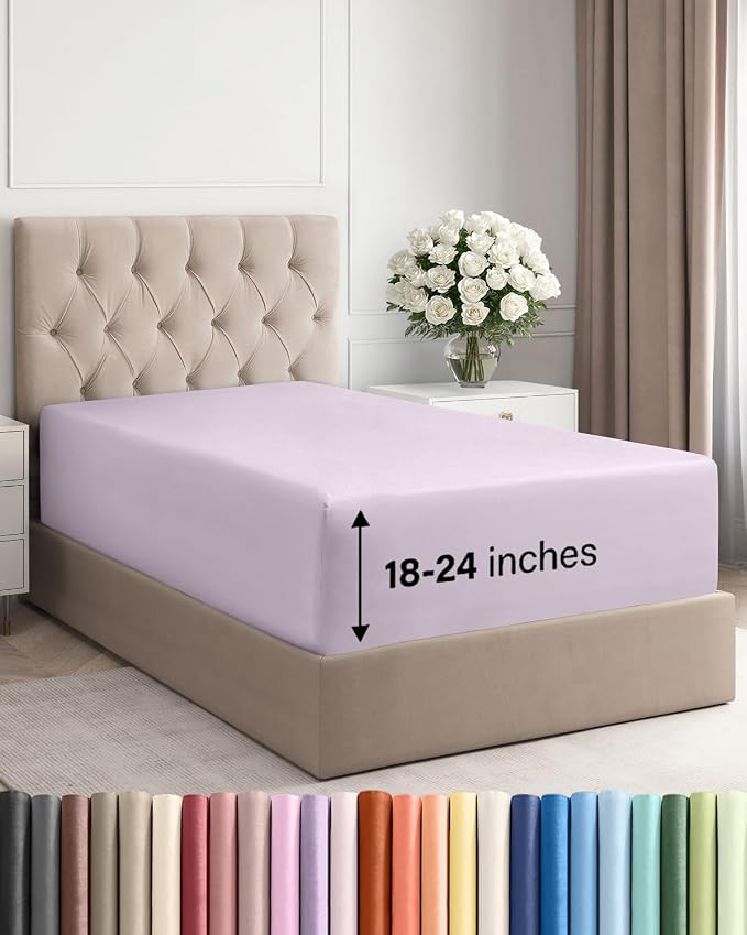 Extra Deep Twin XL Fitted Sheet by CGKUnlimited