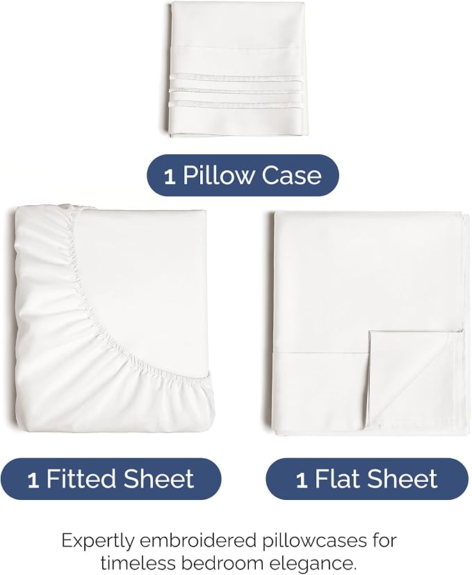 Twin Size 3 Piece Sheet Set - Image 2