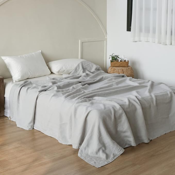 Simple&Opulence French Linen Flat Sheet - Image 7