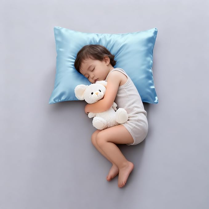 2 Pack Cooling Toddler Pillow Cases, Viscose Derived from Bamboo Small Pillow by ShunjieHome