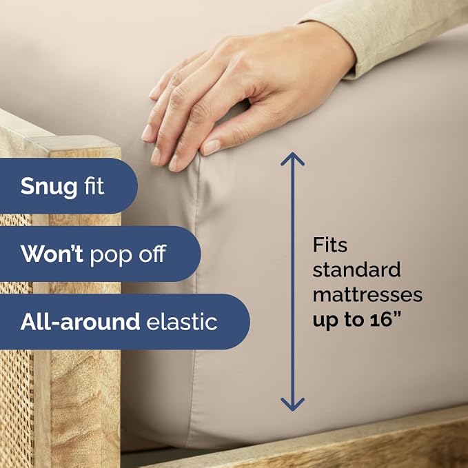Queen Fitted Bed Sheet - Image 3