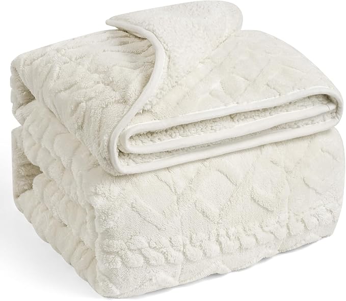 Wemore Weighted Blanket for Adults Twin Size 20 lbs, Dual Sided Soft Fuzzy by WemoreDirect