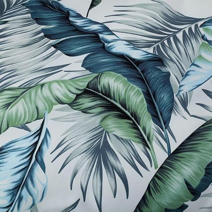 OAITE Duvet Cover King Size, Reversible Summer Leaf Green Duvet Cover Set - Image 6