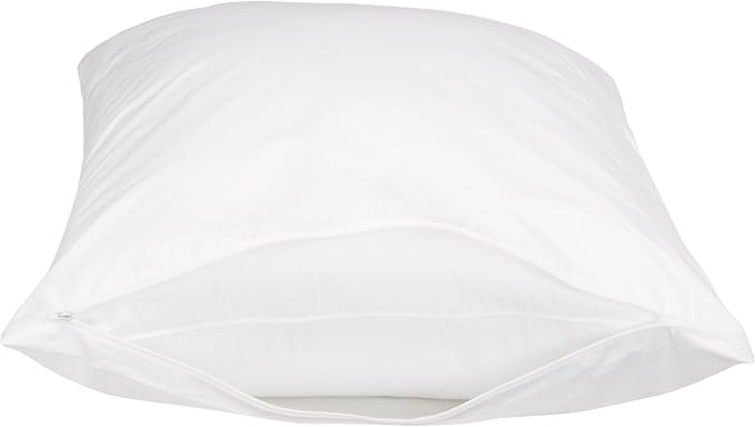 Amazon Basics Standard Breathable 100% Cotton Hypoallergenic Pillow Protector - Image 3