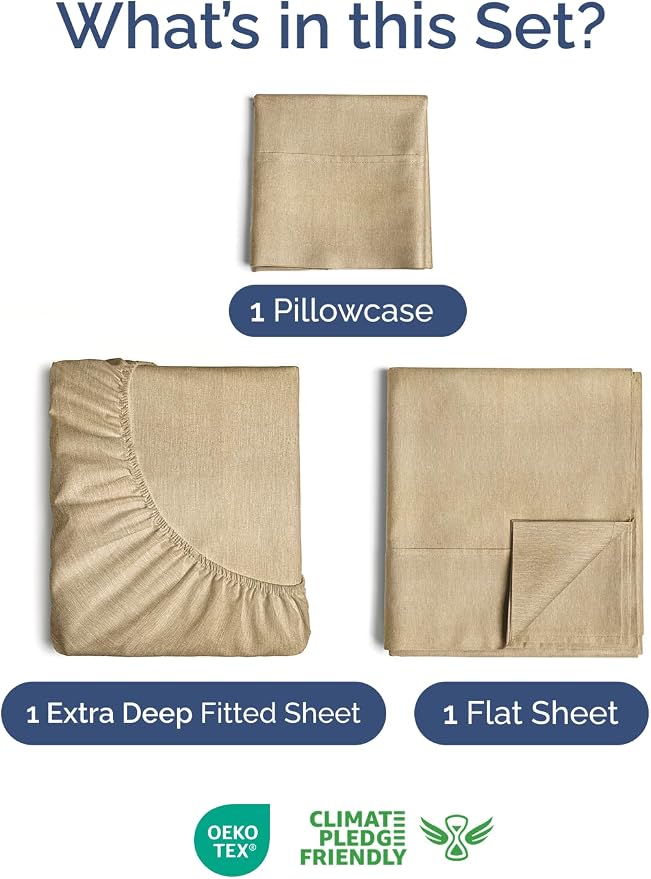 Extra Deep Twin Sheet Set - Image 2