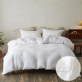 Simple&Opulence 100% Washed Linen Duvet Cover Set 78"x86" by SimpleOpulence