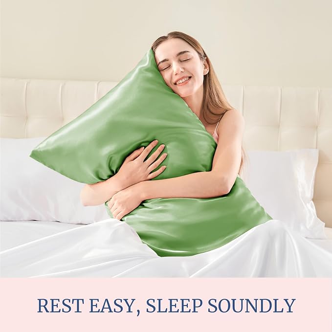 BEDELITE Satin Pillowcase for Hair and Skin, Super Soft and Cooling Similar to - Image 5