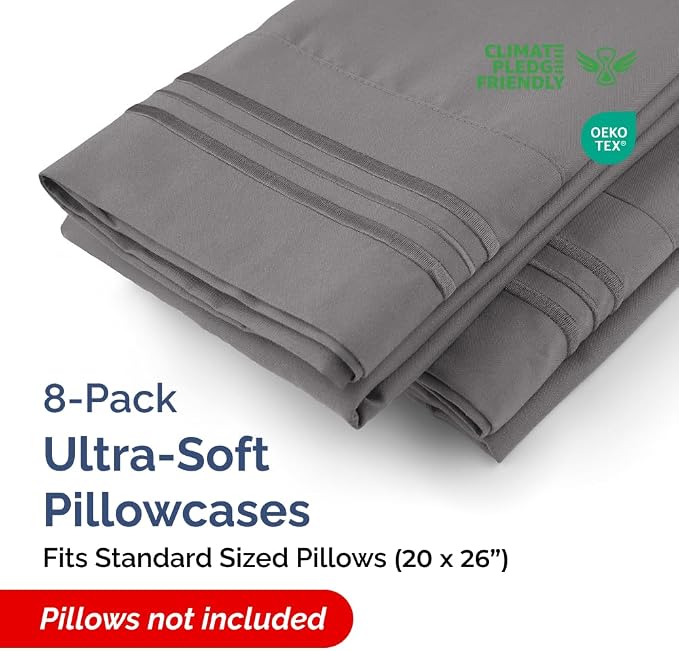 Standard Pillow Cases Set of 8 - Image 2