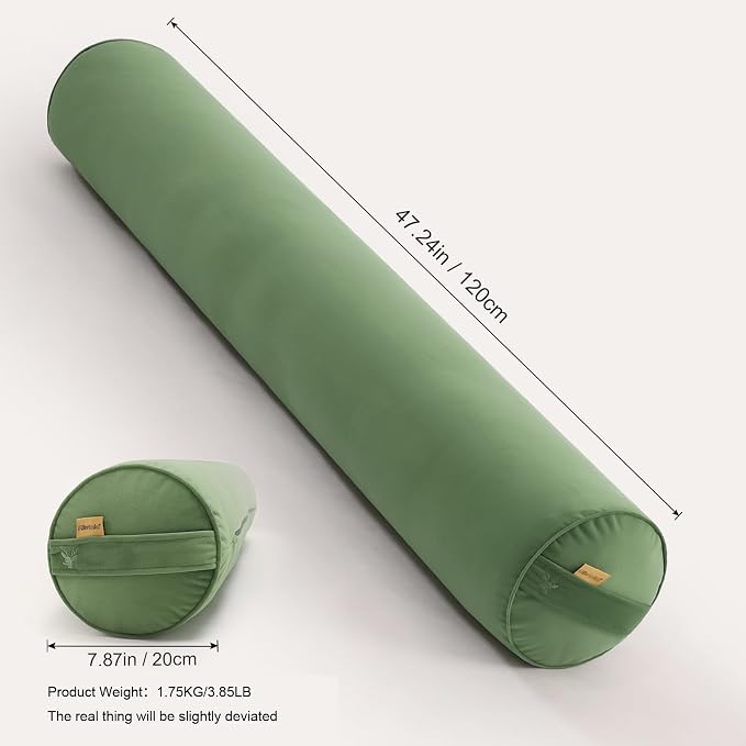 Body Pillow for Adults, Long Round Pillow, Big Cylindrical Pillow, Large Full - Image 2