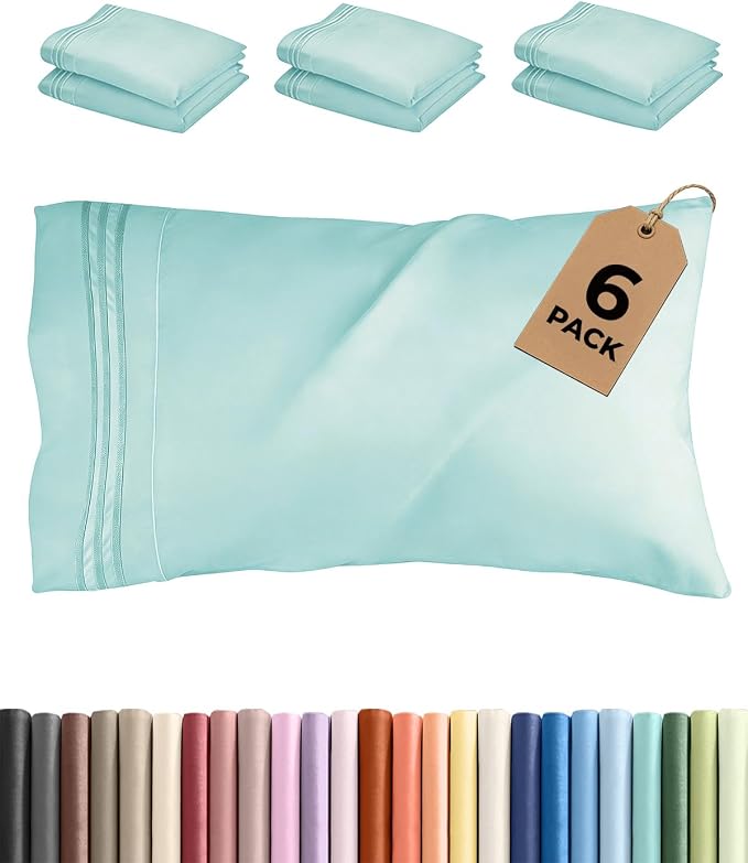 Standard Pillow Cases Set of 6 by CGKUnlimited