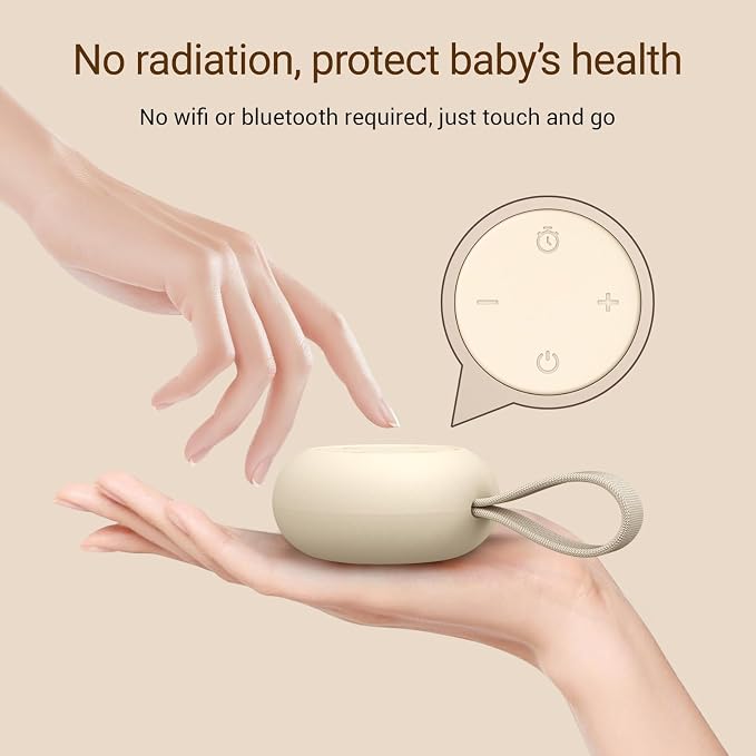 Portable Baby Sound Machine 15 Hours Battery Life, Clips on Baby Stroller - Image 6