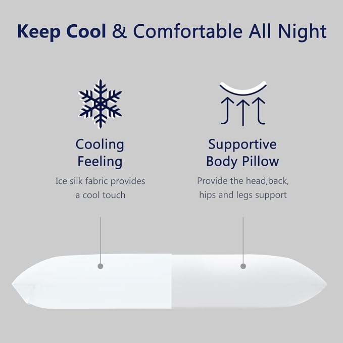 DOWNCOOL Large Body Pillow Insert - Image 4