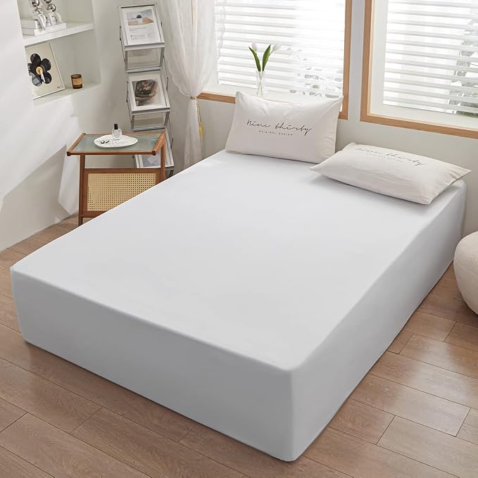 Bedding Queen Size Fitted Sheet Only- Bottom Matress Fitted Sheet-Fits 15inches - Image 9