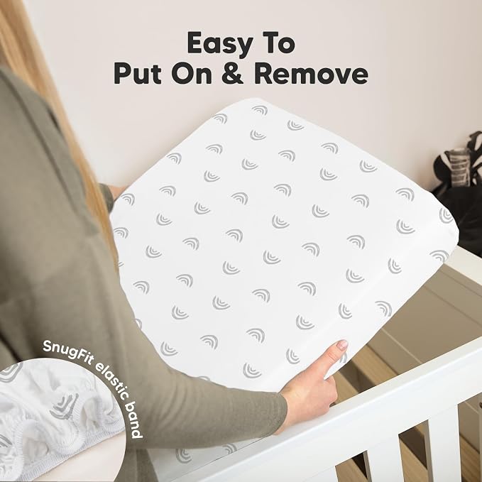 KeaBabies 2-Pack Organic Crib Sheets - Image 6