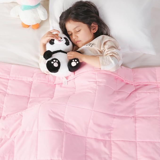 Topblan Weighted Blanket 7 lbs, Small Weighted Blanket 7 Pounds, Mini Heavy by Topblan