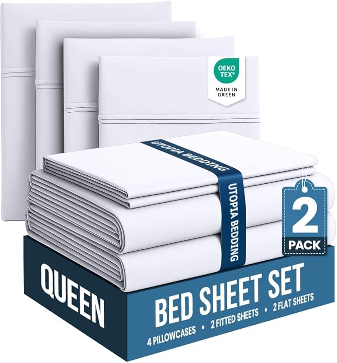 Utopia Bedding Queen Bed Sheets Set by UTOPIABEDDING