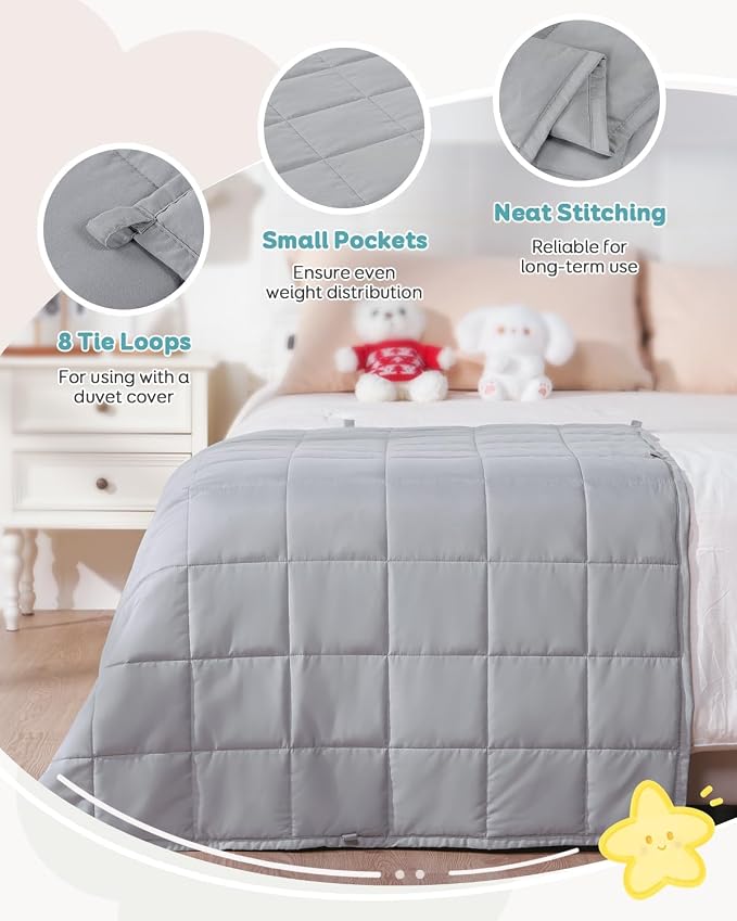 Topblan Weighted Blanket 3 lbs, Small Weighted Blanket 3 Pounds, Mini Heavy - Image 4